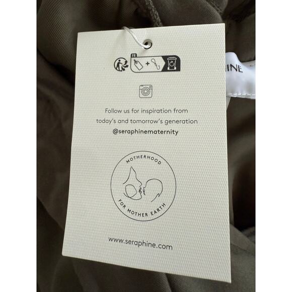 Seraphine Maternity OB Jogger, Olive Green, Size XL - NEW! - Picture 8 of 9